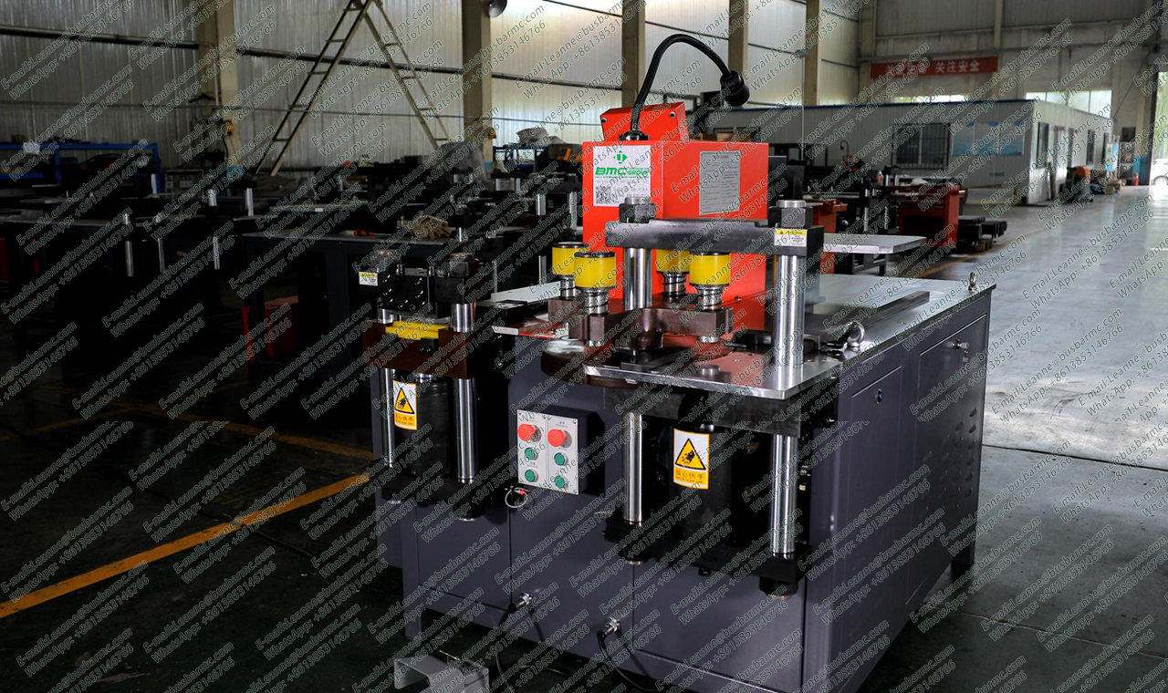 Máquina CNC de Procesamiento de Barras Colectoras de Doble Mesa para Cobre y Alu