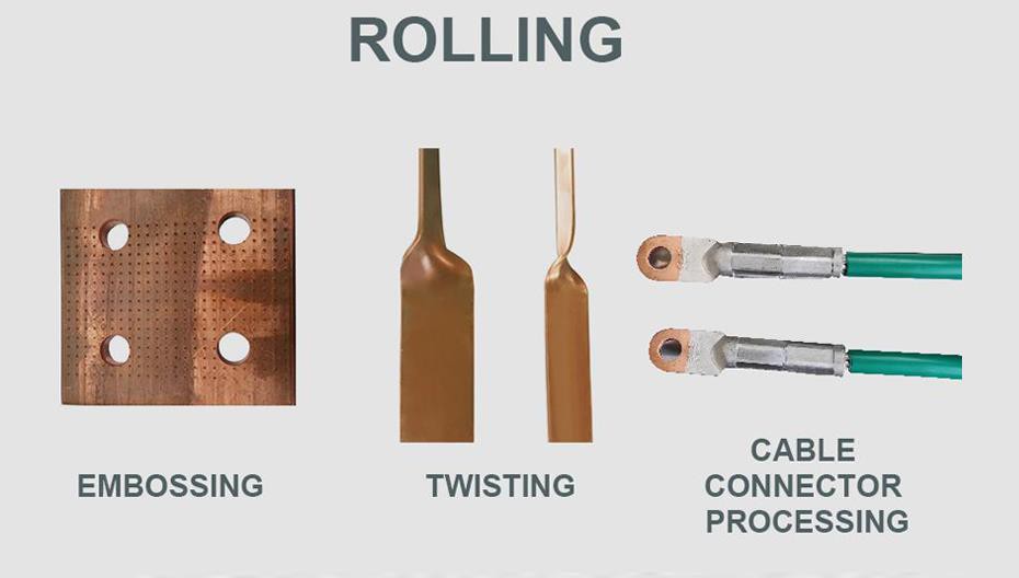 máquina de perfuração de barramentos