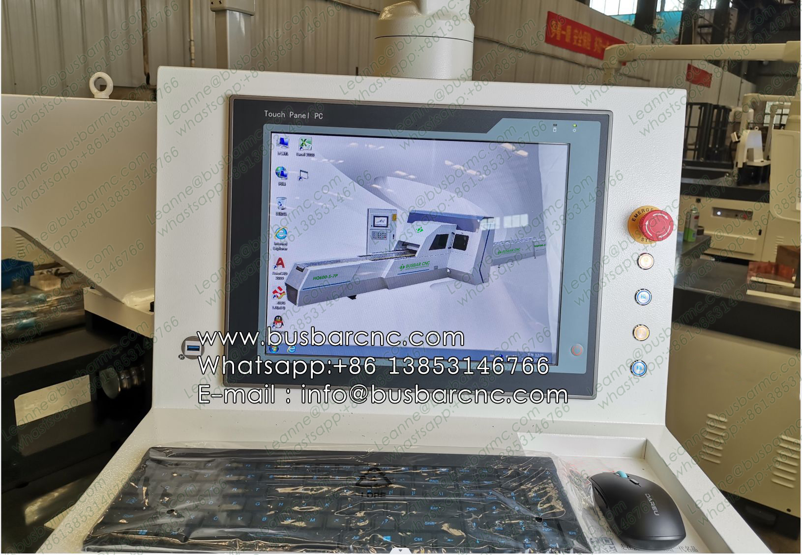 máquina de barramentos cnc