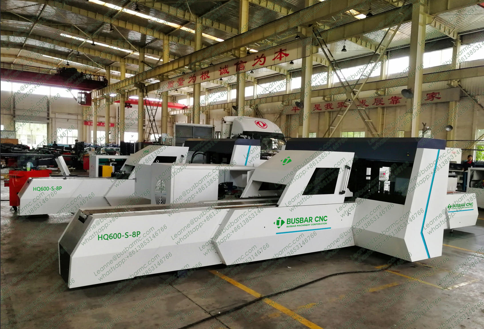 HQ600-S-8P Máquina CNC de Punzonado de Barras de C